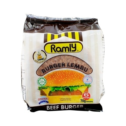 Ramly Beef Burger 50G (6Pieces)